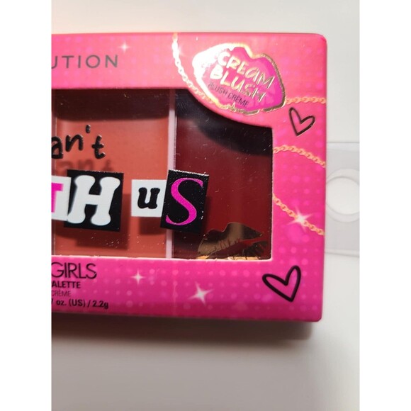 Makeup Revolution x Mean Girls You Can’t Sit With Us 4 Pan Cream Blush Palette - Picture 3 of 5